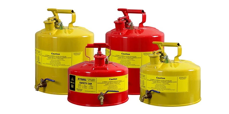 SYSBEL Safety Dispensing Can - SCAN005Y (Yellow, 2.5 Gal / 9.5L) SYSBEL Safety Dispensing Can - SCAN005Y (Yellow, 2.5 Gal / 9.5L)